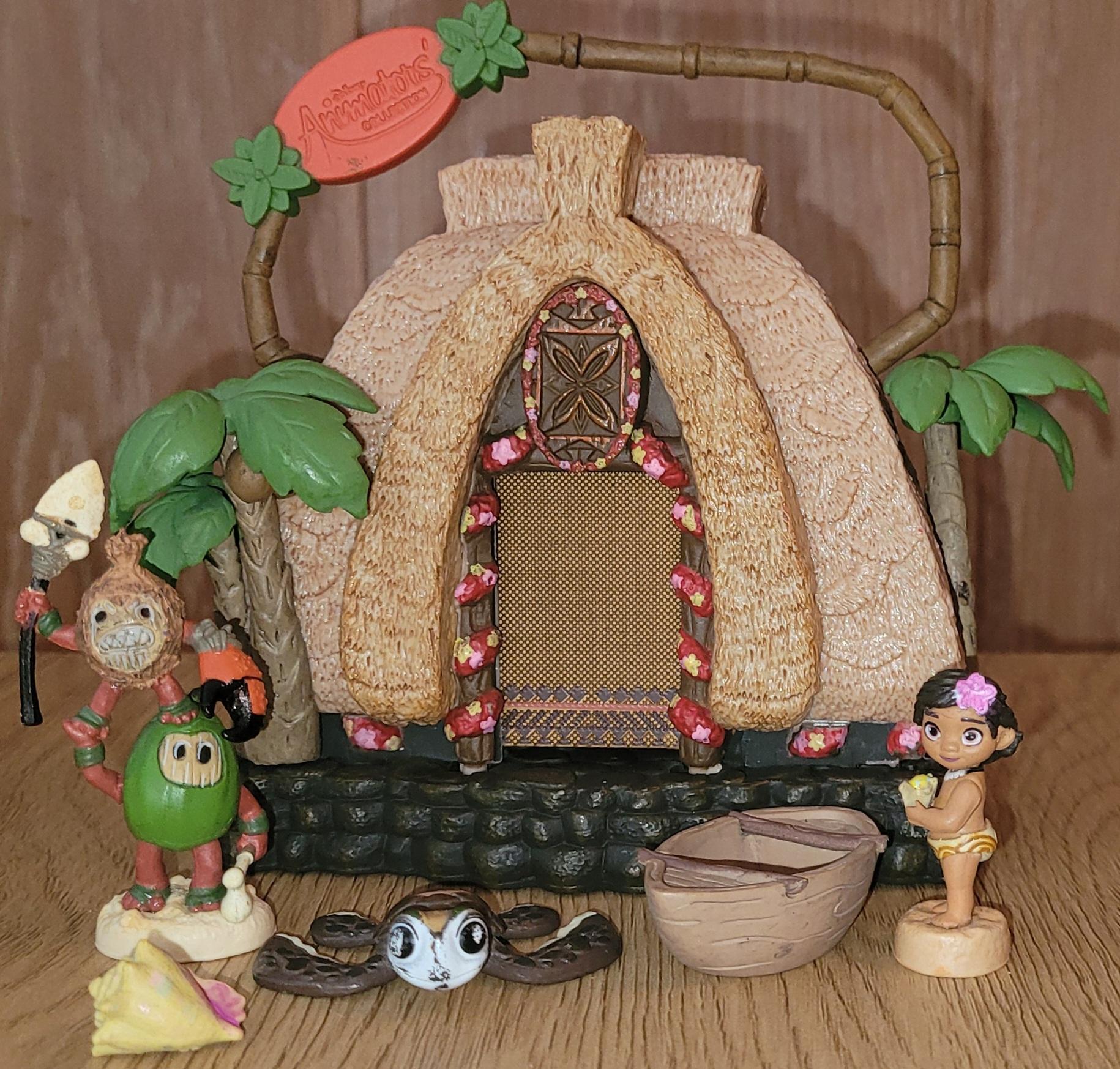 Vaiana øy-hytte lekesett  - Disney Animators Collection
