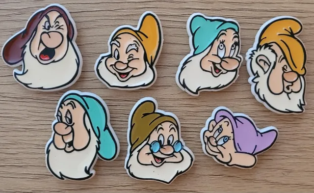 Snehvit og de 7 dvergene - knappecovere