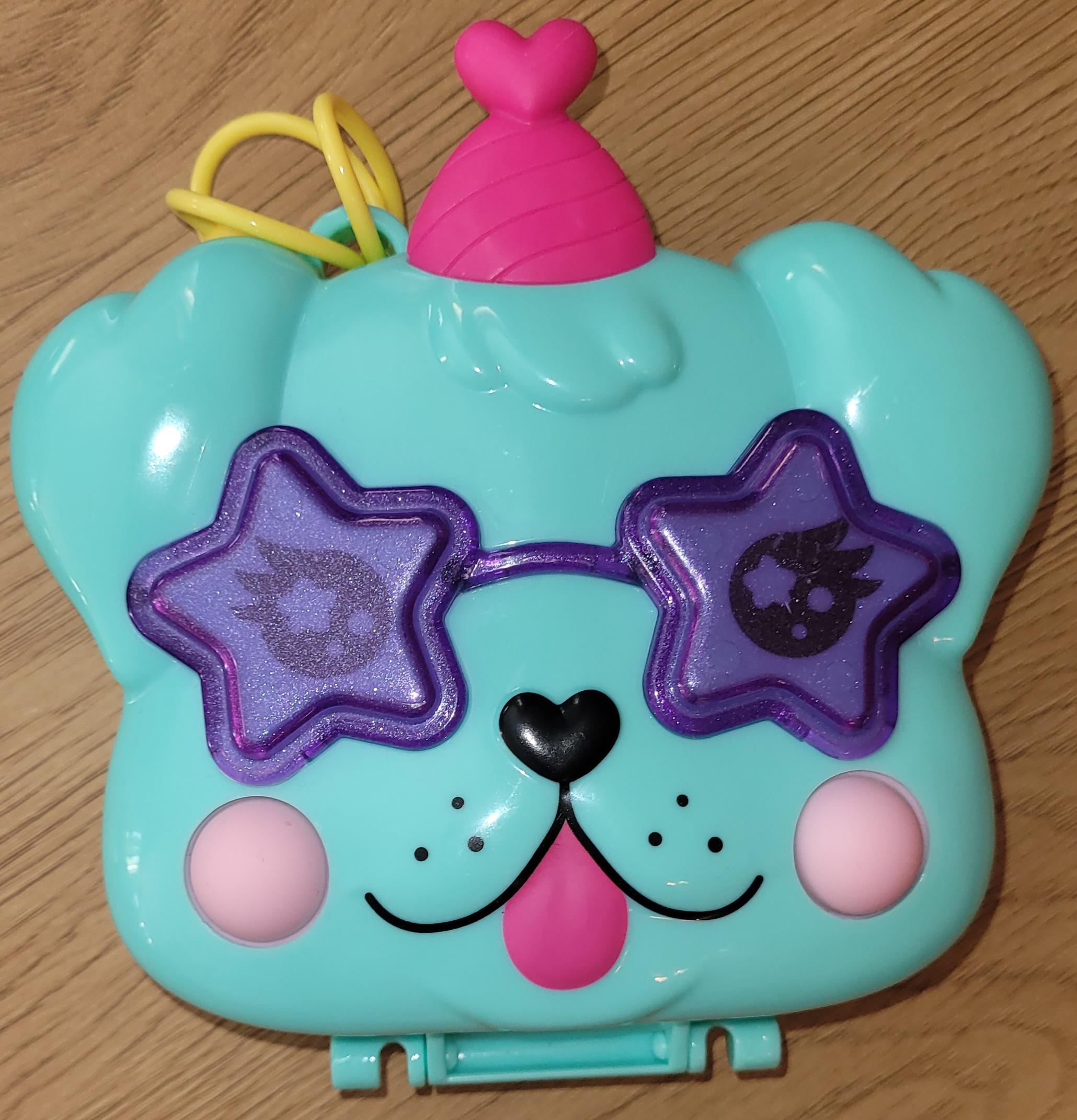 Polly Pocket  bursdagshund liten lekekompakt