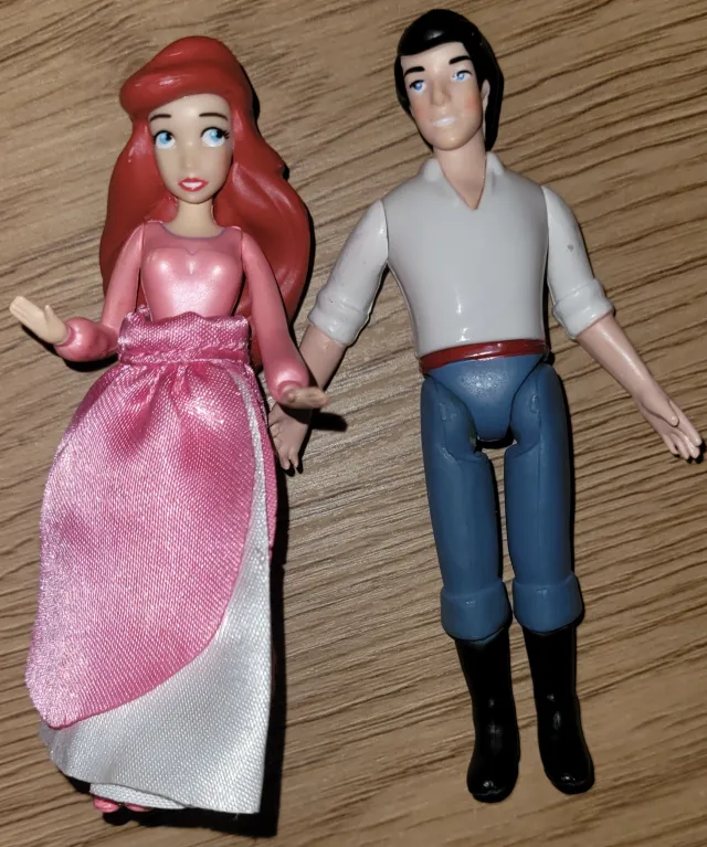 Disney Ariel og Prins Eric 2 figurer