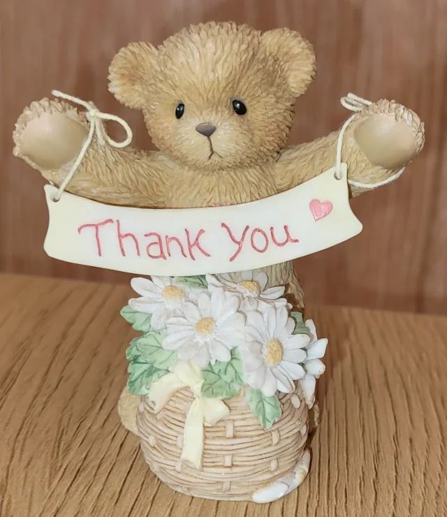 Cherished Teddies "Thank You" Enesco pyntefigur