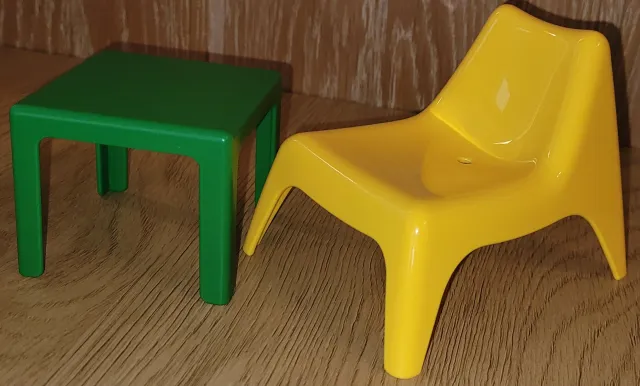 Dukkehusmøbler IKEA stol og bord