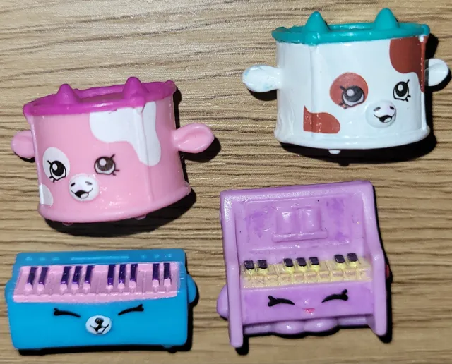 Shopkins-figurer musikkinstrumenter 4stk