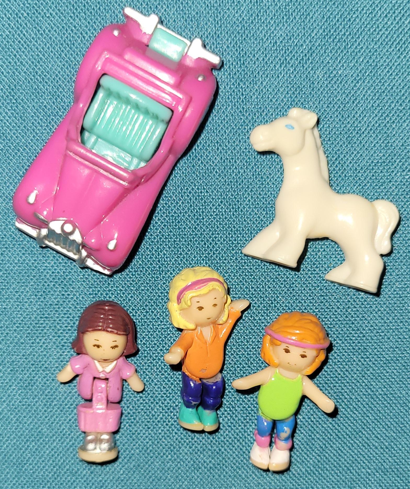 Reservefigurer 5stk Bluebird Polly Pocket-figurer til Magical Mansion