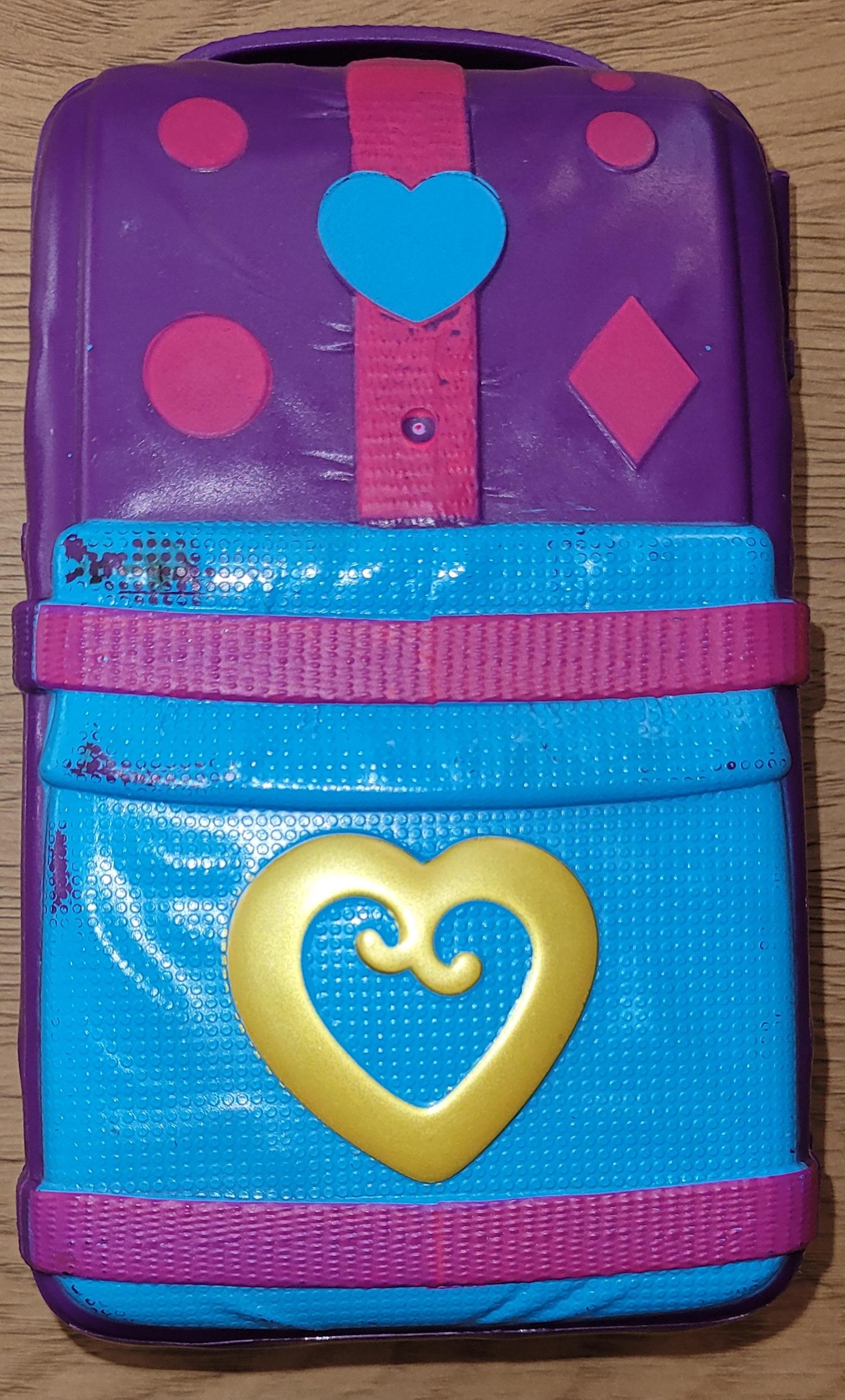Polly Pocket lilla ryggsekk, liten lekekompakt