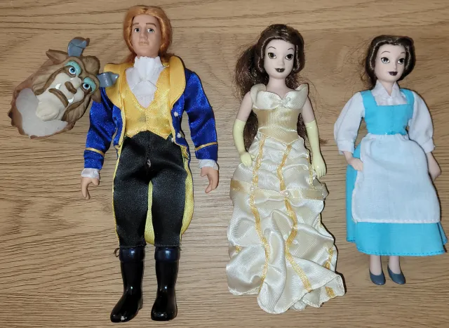 Disney porselensdukker Skjønnheten og udyret De Agostini 2004