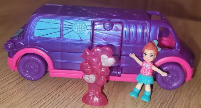 Polly Pocket minibil limousin med figurer