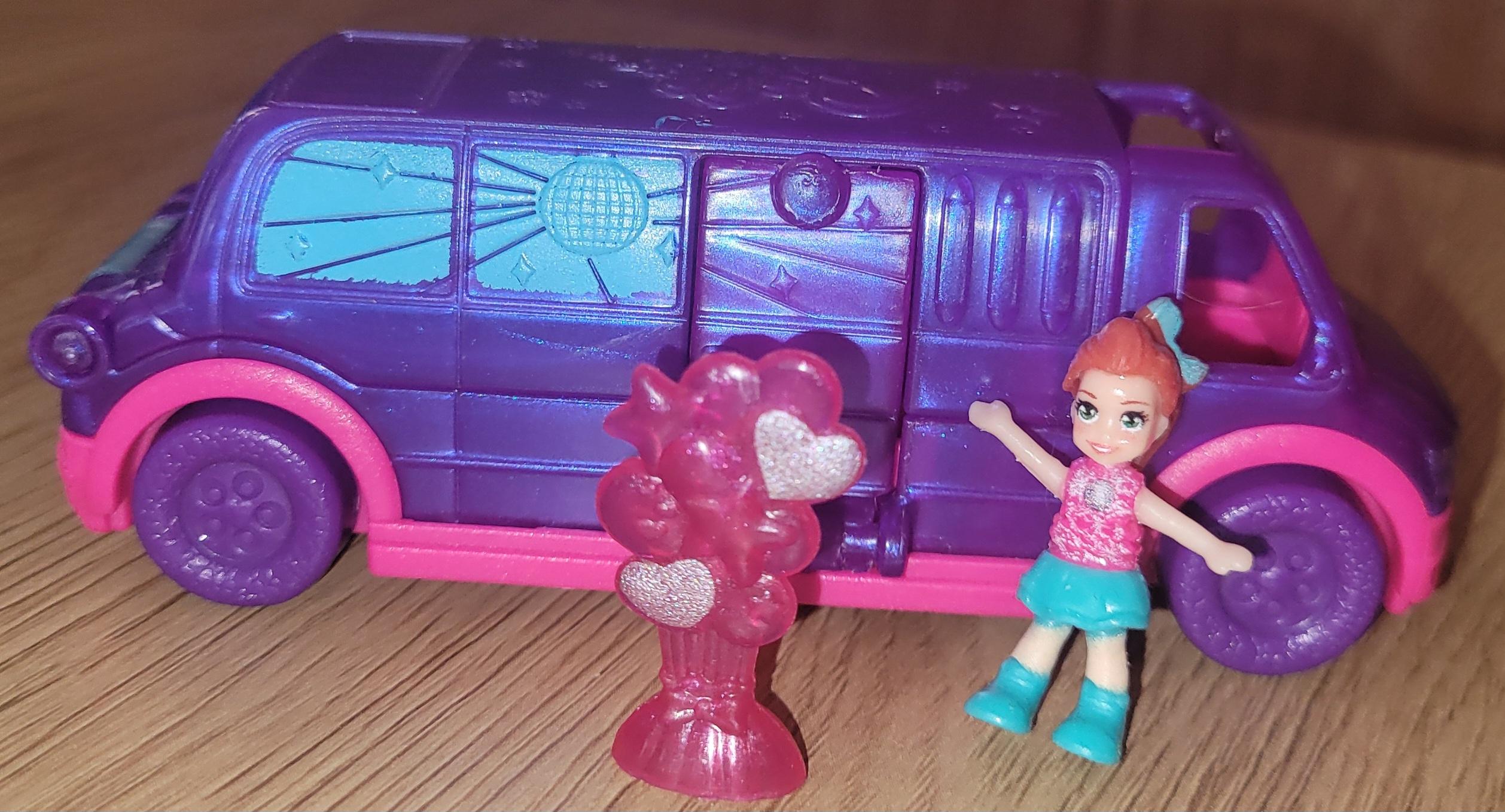 Polly Pocket minibil limousin med figurer
