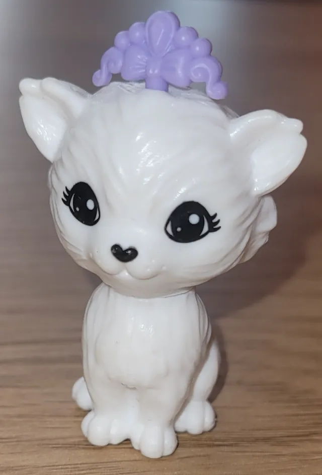Barbie liten hund med tiara 4cm