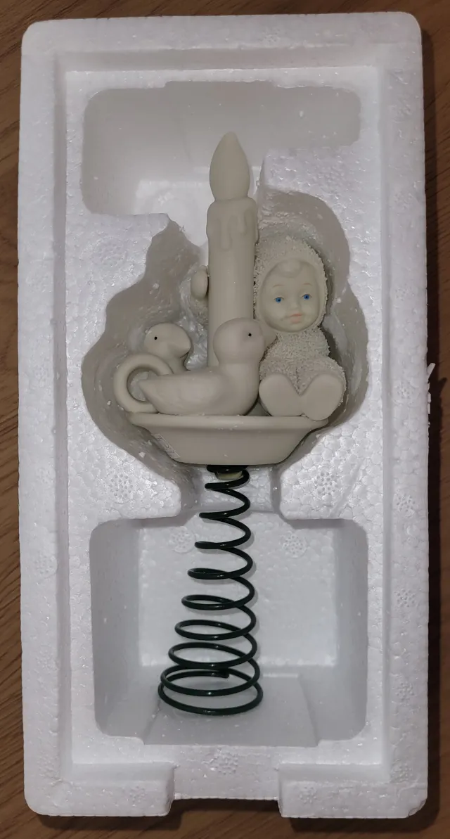 Snowbabies juletretopp "Candle Light... Season Bright"