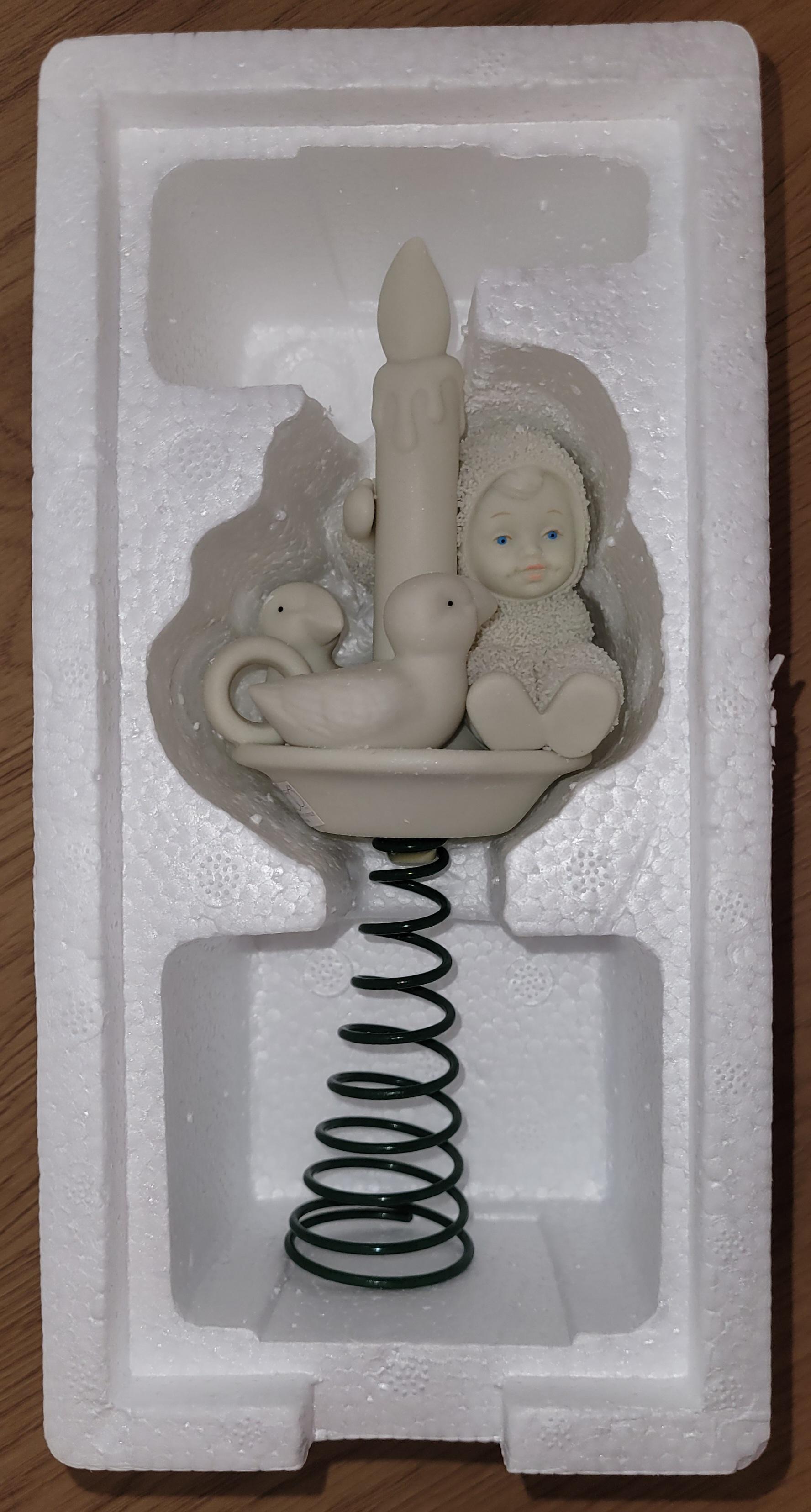 Snowbabies juletretopp "Candle Light... Season Bright"