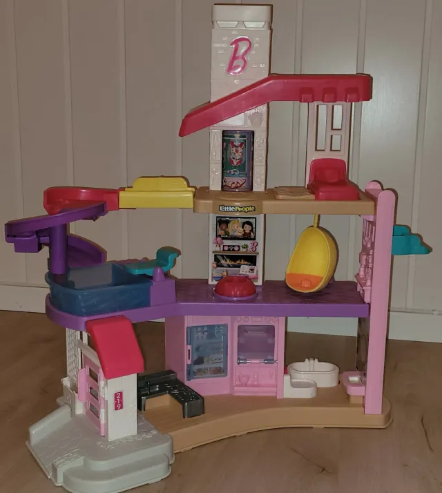Barbie Fisher-Price stort lekehus, uten figurer