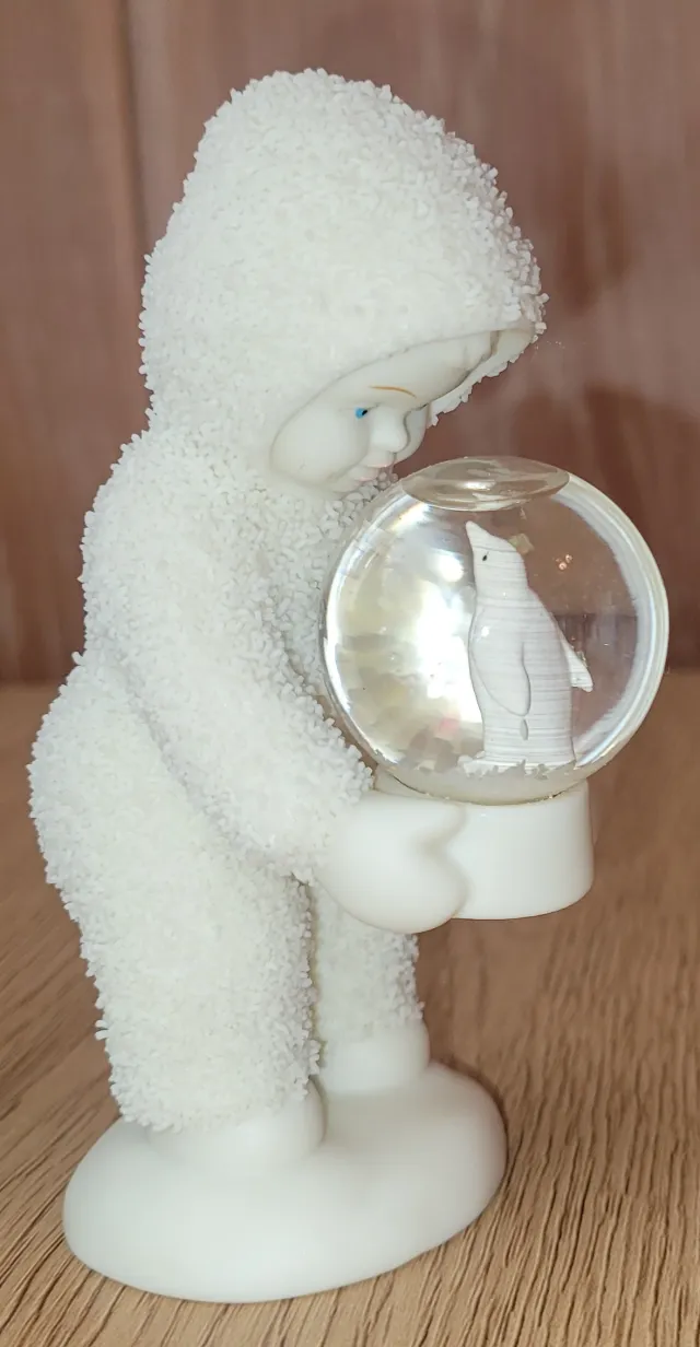 Snowbabies "A Wish for Snow" figur med snøkule