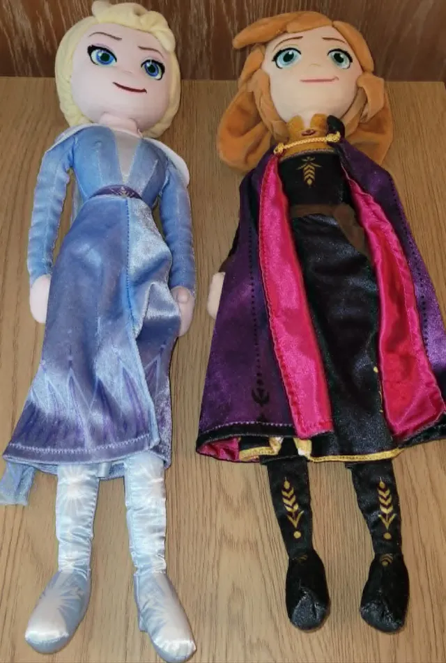 Disney myke dukker Anna og Elsa Frost 46cm