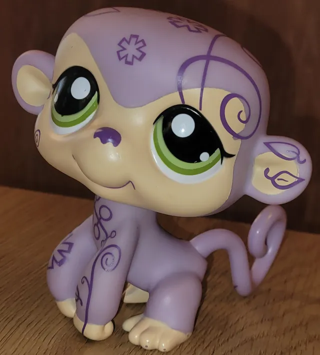 Littlest Pet Shop Jumbo Deco Pets Monkey 12cm