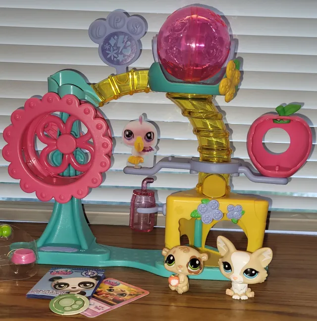 Littlest Pet Shop lekesett med 2 dyrefigurer