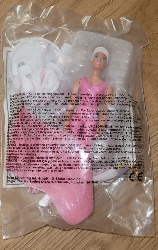 Barbie McDonalds Happy Meal uåpnet leke 1999