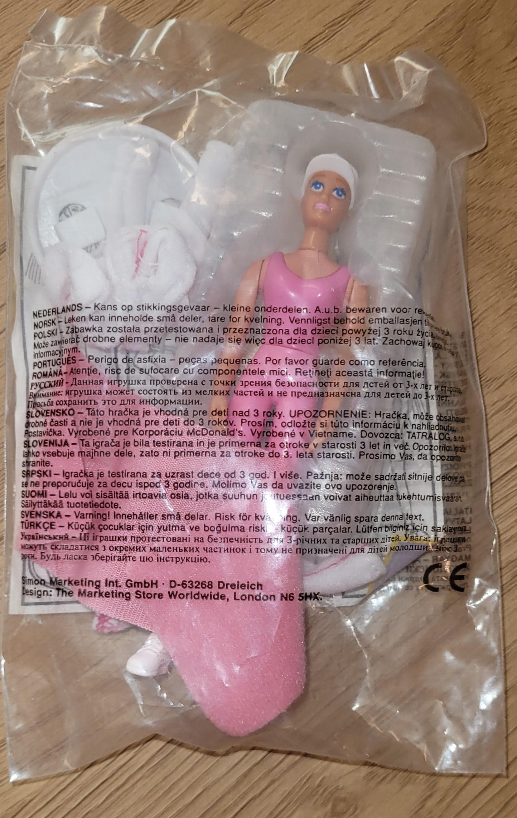 Barbie McDonalds Happy Meal uåpnet leke 1999