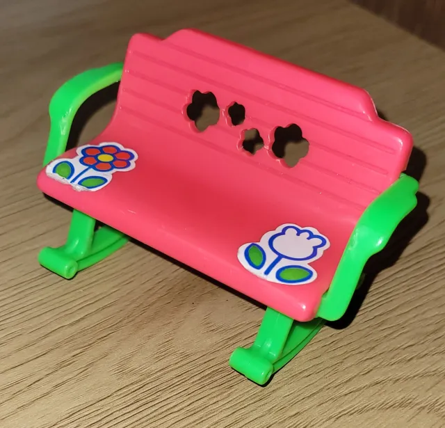 Dukkehusmøbel, liten gyngestol 2-seter