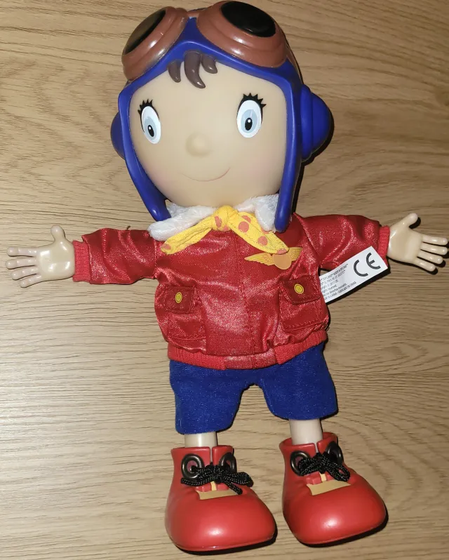 Noddy dukke med pilotantrekk