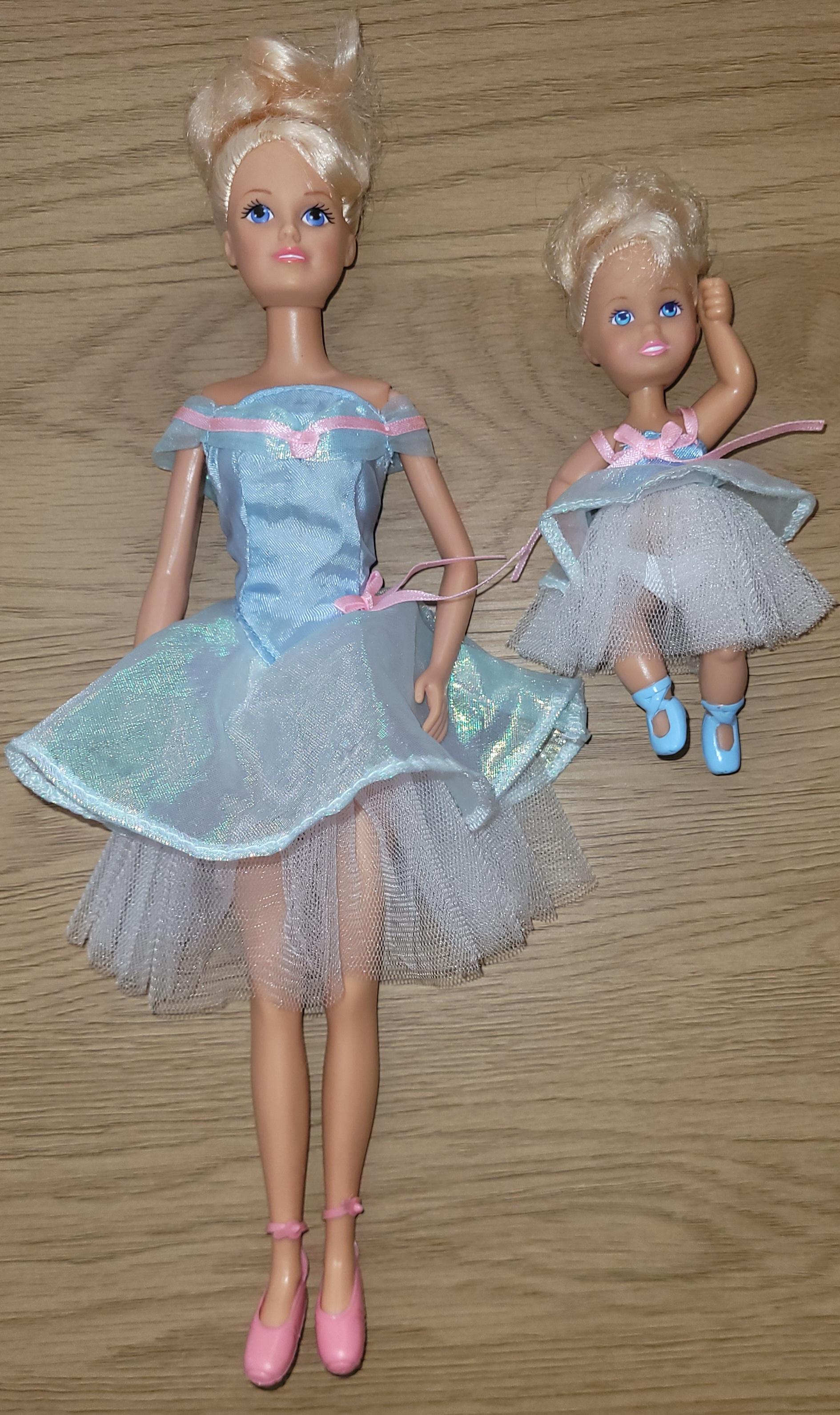Vintage Sindy- sett med 2 dukker, ballett-lærer og student
