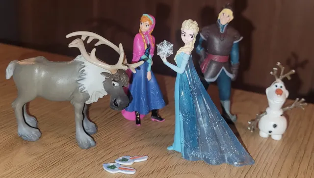 Disney Frost - 5 stk Bullyland-figurer