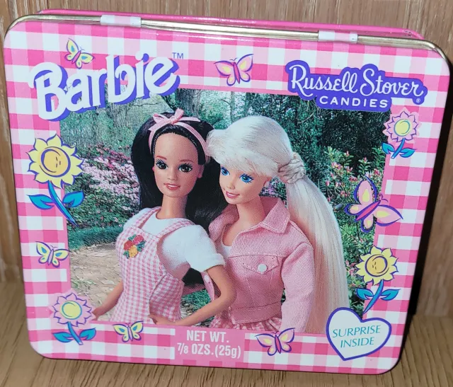 Vintage Barbie tinnboks med uåpnet stempel