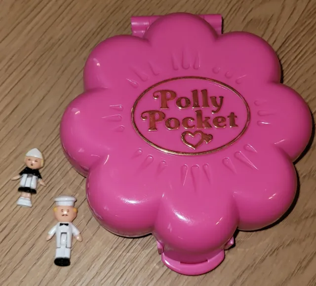 Bluebird Polly Pocket Mr. Fry's Restaurant 1990, liten lekekompakt