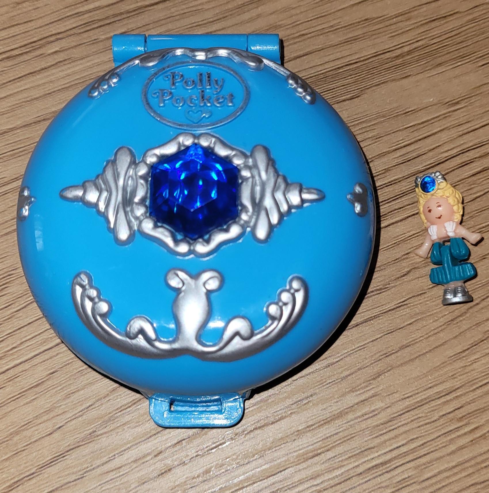 Bluebird Polly Pocket Jeweled Sea 1992 minikompakt