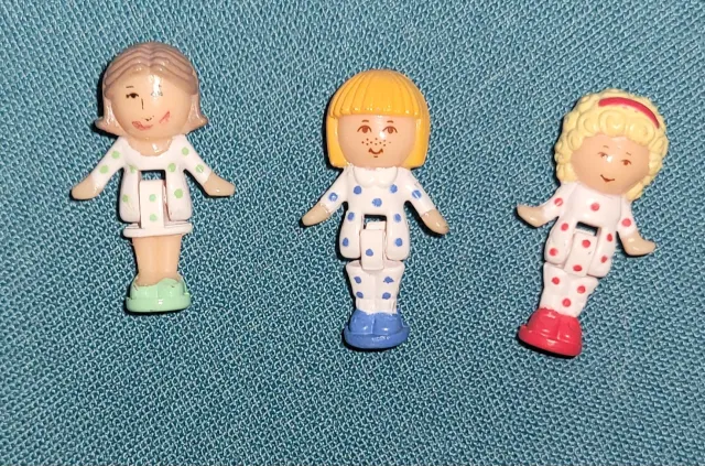 Reservefigurer 3stk - Bluebird Polly Pocket Tiny Trinkets Dressing Table