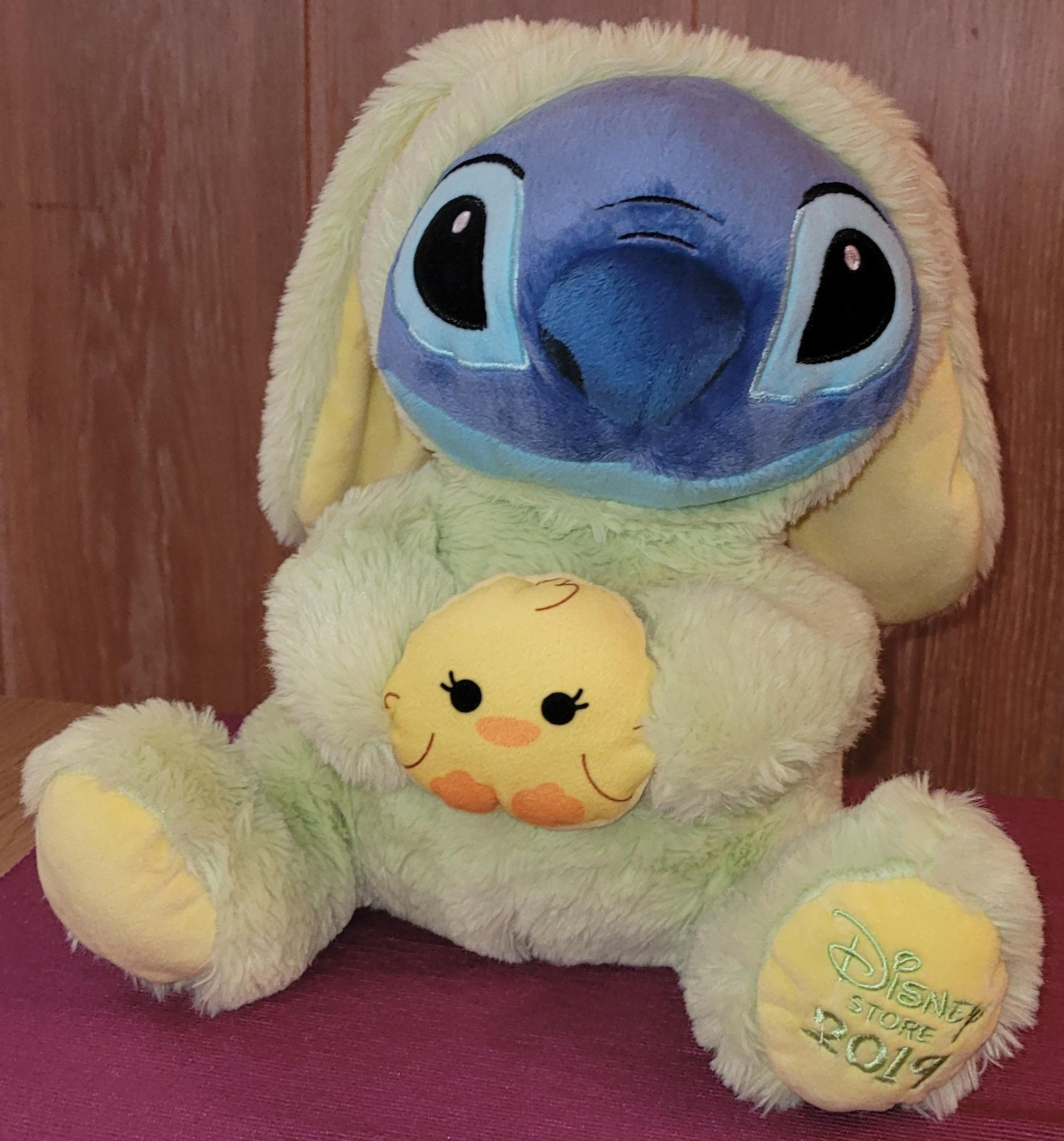 Disney Stitch-bamse i påskeharekostyme, Disney Store exclusive