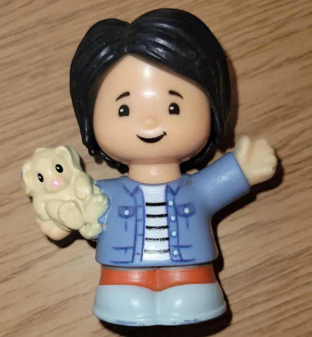 Fisher-Price Little People figur med valp