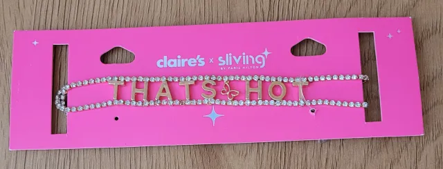 Paris Hilton "That's Hot" choker-smykke med 1 manglende sten