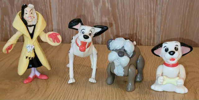 Happy Meal 101 Dalmatinere - komplett serie med 4 figurer