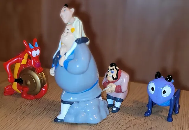 Disney Mulan - 3stk Happy Meal-figurer