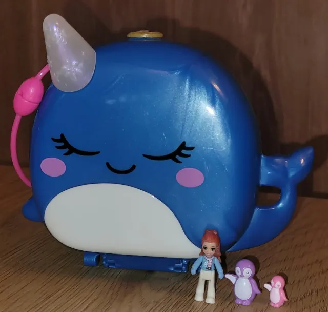 Polly Pocket liten lekekompakt - narvhal
