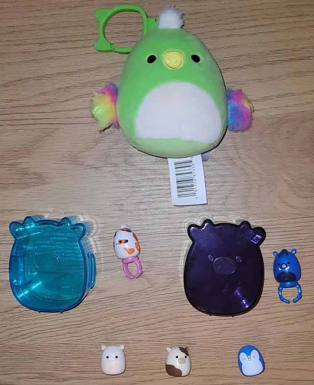 Kvart adventskalender - Squishmallows 6 stk småfigurer
