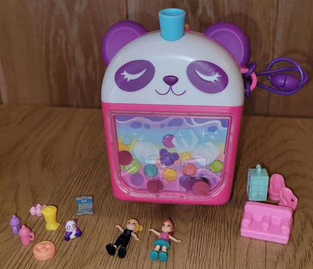 Polly Pocket Bubble Tea Panda liten lekekompakt