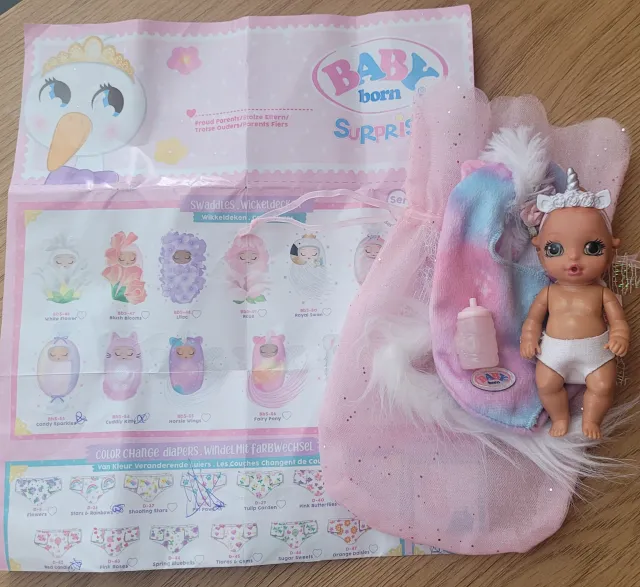 Baby Born Suprise-dukke "Horsie Wings" 12cm
