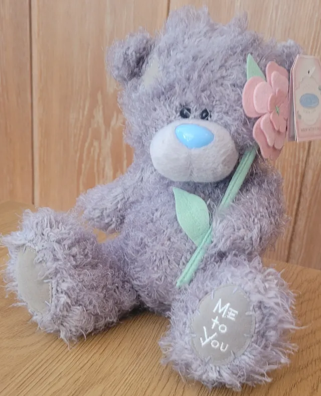 Tatty Teddy Made With Love bamse med blomst