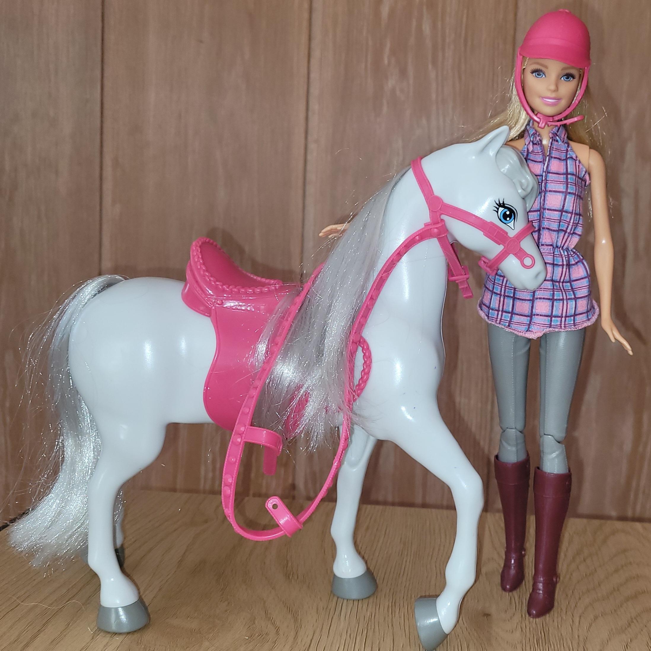 Barbie med hest - komplett sett