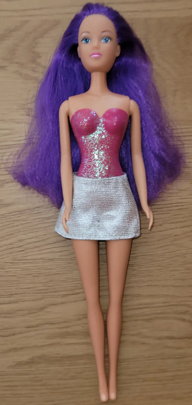 Steffi Love-dukke med lilla hår 29cm