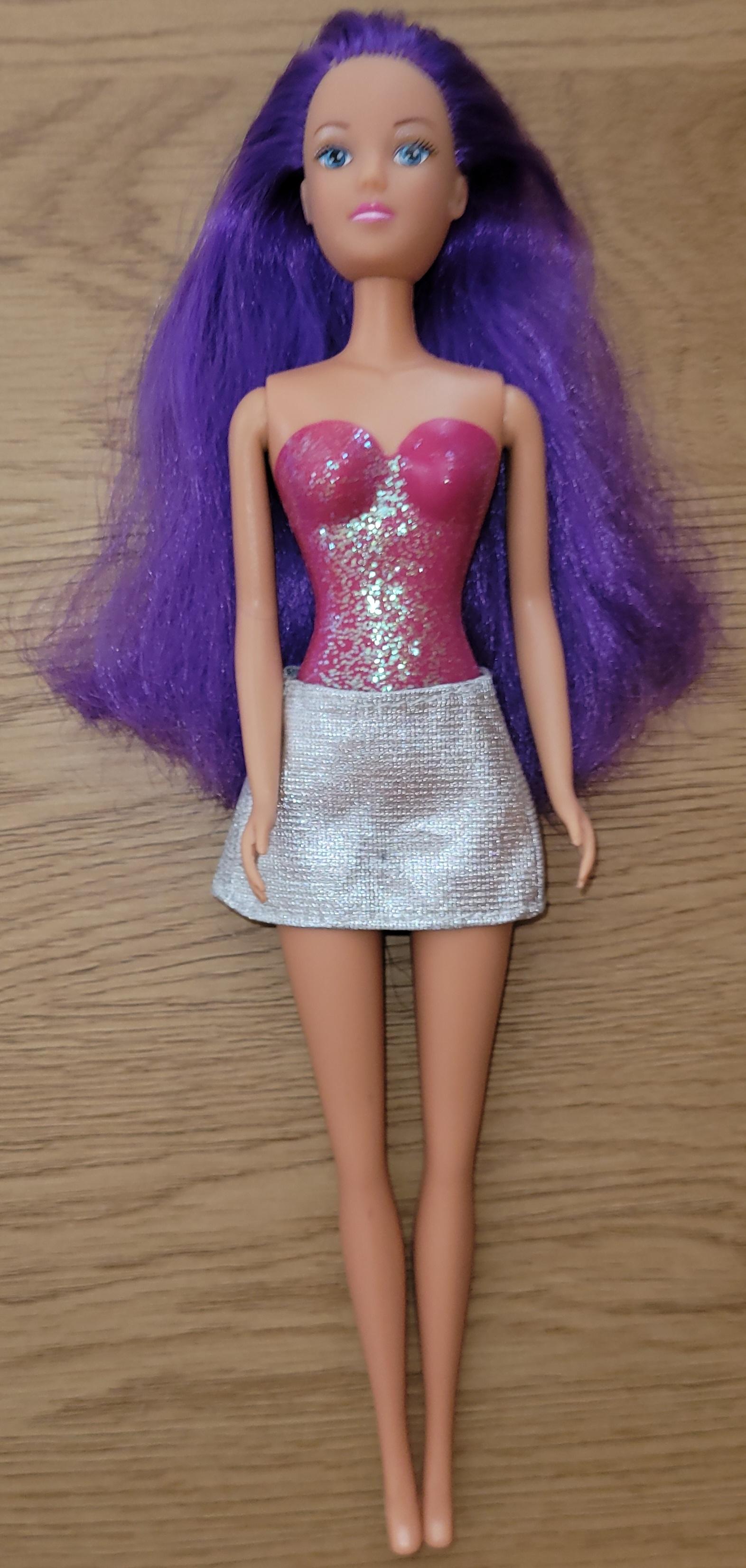 Steffi Love-dukke med lilla hår 29cm