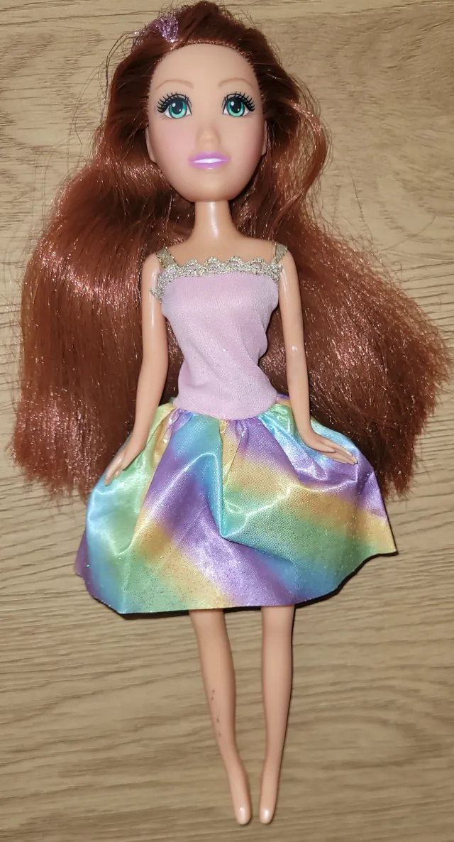 Sparkle Girlz-dukke med kjole 25cm